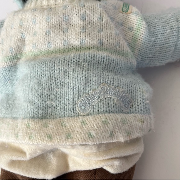 Vintage Cabbage Patch Kids Doll Black/Brown Baby 1982 With Original Clothing - Picture 6 of 10
